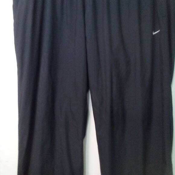 Nike Track Pants Men L Zipper Ankle Lined Active Athletic Black - Picture 6 of 16